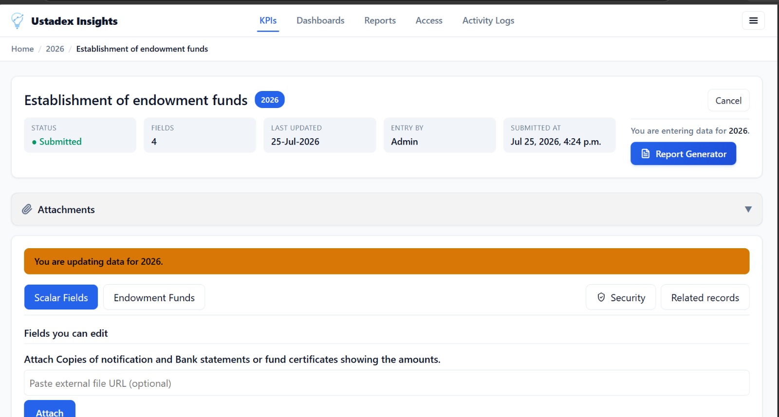 Ustadex Interface Gallery